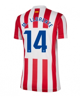 Billige Fotballdrakt Atletico Madrid Marcos Llorente #14 Replika Hjemmedrakt Dame 2025-26 Kortermet